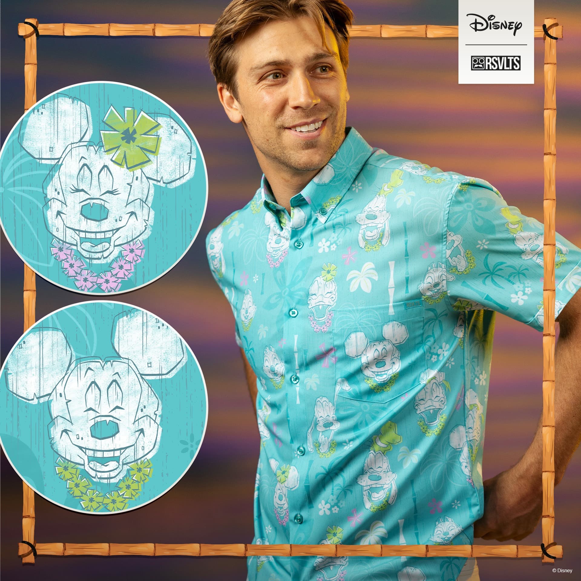 Disney “Sand ’n’ Surf” drop, collab launch creative.